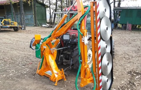 Навесная дискова пила Coupeco COSMOS 100 (Франция)