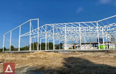 Ангар 18х72х5 під склад цех 1296 м2 приіщенння, зерносховище