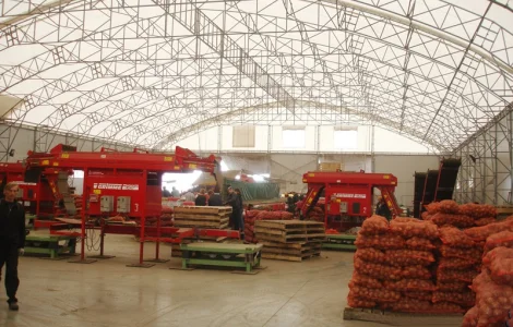 Ангари для зберігання картоплі під ключ в Україні, овочесховища