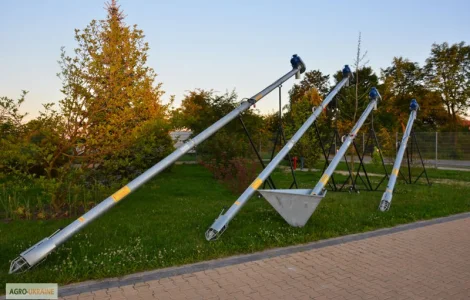 Зернопогрузчик шнековый передвижной Kul-Met 8 м.(Польша)