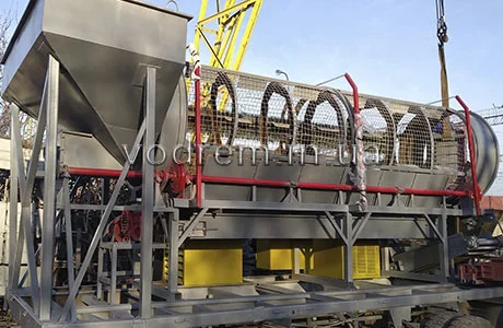 Просеиватель щепы, сортировщик мобильный