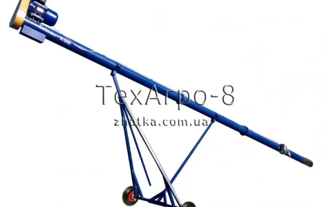 Погрузчик зернопогрузчик зерна шнековый «GETMAN - 8.0m» до 25т/ч, d=159мм, 3кВт/380V