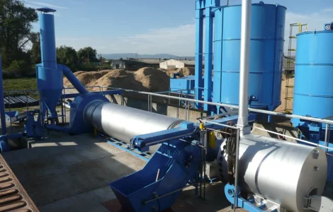 Барабанні сушарки для тирси, торфу, кормів – продуктивність до 2 т/год