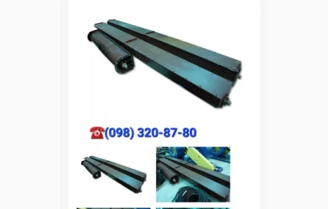 Конвеєри гвинтові в жолобу, шнек, шнекові транспортери