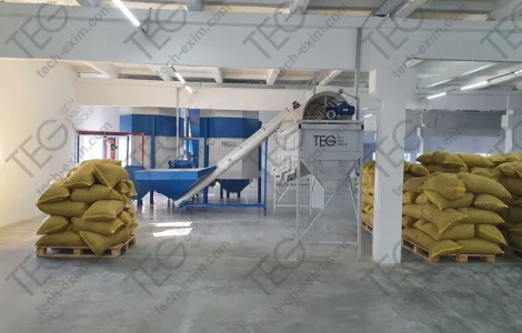 Шнек загрузки горіхів КПГ/2 (навантажувач горіхів, конвеєр)