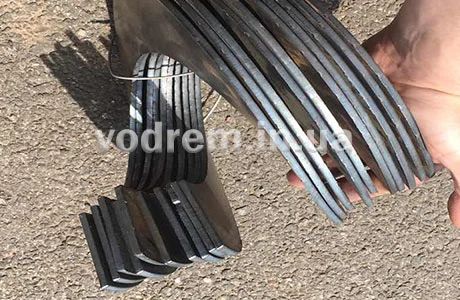 Шнековые сегменты / витки на шнек, перо шнека