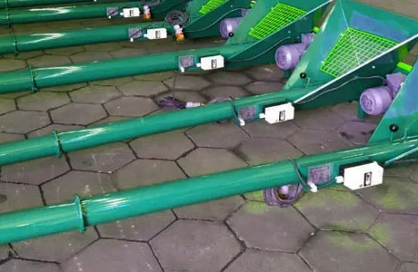 Шнековый транспортер, промышленный Шнековый загрузчик сырья