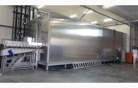 Тонель шокова заморозка IQF