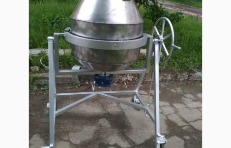 Барабанный смеситель для внесения вкусовых добавок 250 литров