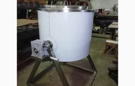 Барабанный смеситель для жидких и сыпучих продуктов