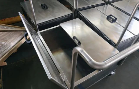 Візок для сипучих, харчових продуктів, харчова нержавійка