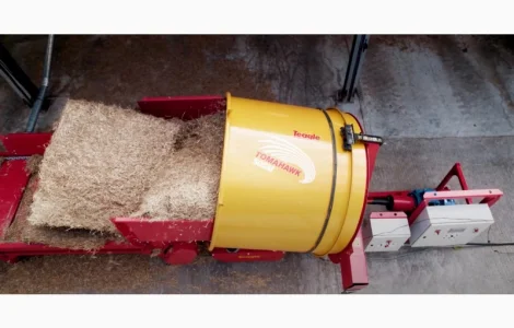 Подрібнювач соломи промисловий, електричний, 3500 кг/год. 45 кВт. Tomahawk