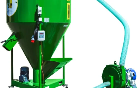 Зернодробарка дку, кормозмішувач, міні комбікормовий завод, 2000кг в годину