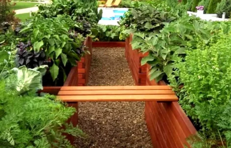 Декоративный огород, высокие грядки от производителя Organic Box купить Киев, Украина