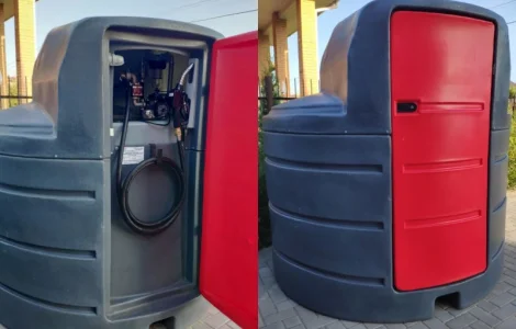 Резервуар для дизельного палива 2500л METRIA. Міні АЗС під ключ