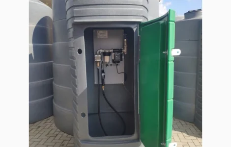 Резервуар двухстінний 9000л METRIA для дизпалива. МініАЗС під ключ