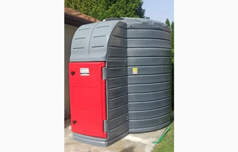 Мобильная мини АЗС Swimer 10000 л резервуар емкость для дизельного топлива, ДТ, ГСМ