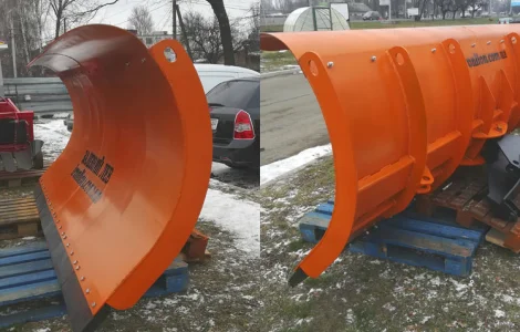 Отвал снегоуборочный на импортный трактор