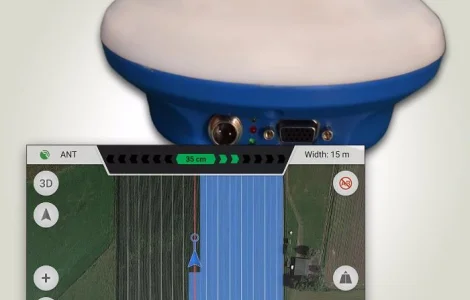 Сучасна система паралельного водіння eFam 10 Гц GPS+glonass