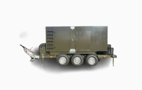 Мобильный дизельный генератор CUMMINS M 70D (70 КВт) на колесном шасси