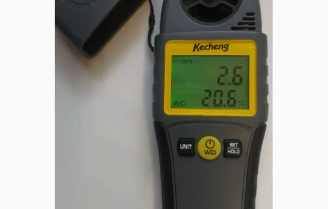 Цифровой анемометр Kecheng SR5280A ( КС-280А ) 0.4 30.0m/s; 0 C 50 C