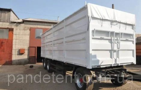 Тент на кузов, зерновоз, самосвал, накидка под трубу ткань ПВХ Испания