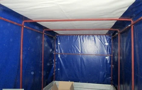 Водонепроницаемый тент для палатки, бассейна, навеса, кузов зерновоза ПВХ ткань 630г/м²