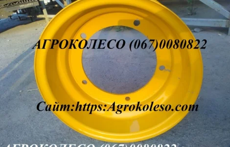 Диск колесный JCB 3CX (9x18) передний, шина 12.5/80-18