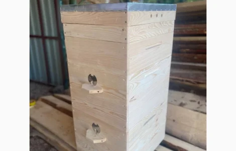 Улей Дадан 10-рамочный с двумя корпусами и магазином "под ключ"