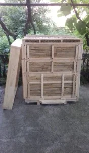 Вулик з очерету під замовлення (улей из камыша, Дадан 12 рамок)