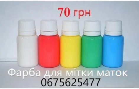 Краска для метки маток / Фарба для мітки бджолиних маток