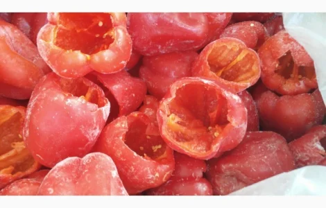 Перець червоний цілий стакан шокової заморозки