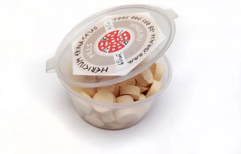 Їжовик Гребінчастий (Hericium erinaceus) у пресованих пігулках