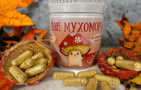 Мухомор червоний 90 капсул по 0.5 грам