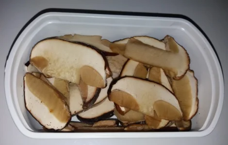 Слайси білого гриба морожені