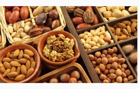 Орехи: бразильский, макадамия, фундук, пекан миндаль, кешью, фисташки, Ассортимент орехов