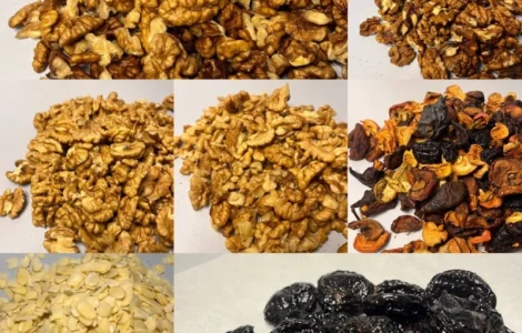 Поставка всіх видів горіхів та сухофруктів