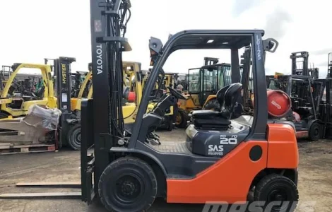 Спецтехника б/у. Вилочный погрузчик Toyota 02-8FGF20