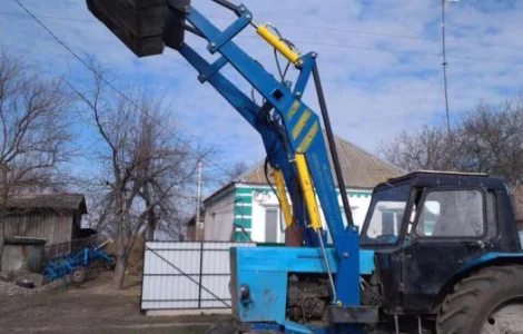 Фронтальний навантажувач, фронтальный погрузчик (КУН), навантажувач на трактор МТЗ
