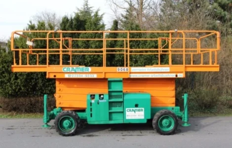 Подъемник ножничный Haulotte H18SDX, дизель, 2000 г., 517 м/ч, 18 м.рабочая высота