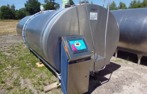 Охладитель молока Б/У Serap 8000 закрытого типа объемом 8000 литров