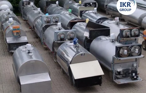 Танк охолоджувач молока Б / У ALFA LAVAL 10000 закритого типу об' ємом 10000 літрів