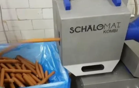 Машина для знімання оболочки з сосисок пиллер SCHALOMAT Kombi Німеччина