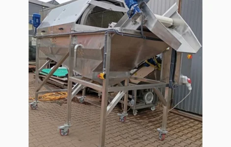 Мийка овочів барабанна промислова