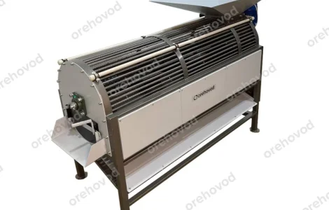 Очищувач мигдалю та волоського горіха від зеленої шкірки (200 кг/год)