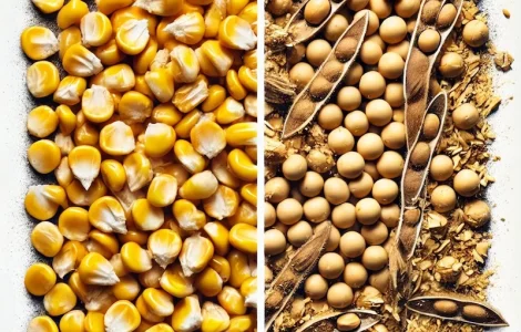 Половинки сої та некондиційна кукурудза. Закупка