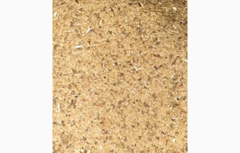 Отходы льна коричневого золотого
