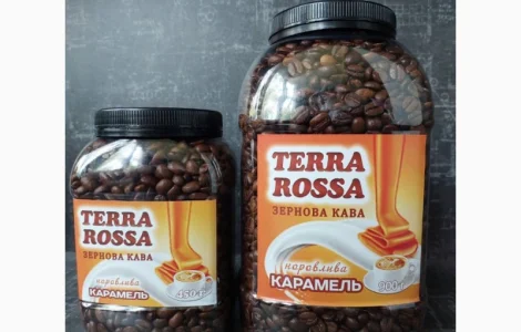 Кава зернова та розчинна ТМ ТЕRRA ROSSA від виробника