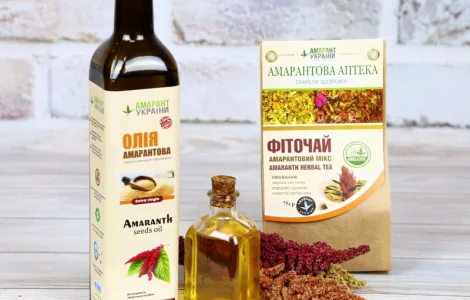 Амарантова олія першого холодного віджиму 500 мл