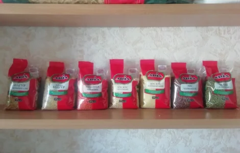 Крупы фасованные ТМ "ARIA"